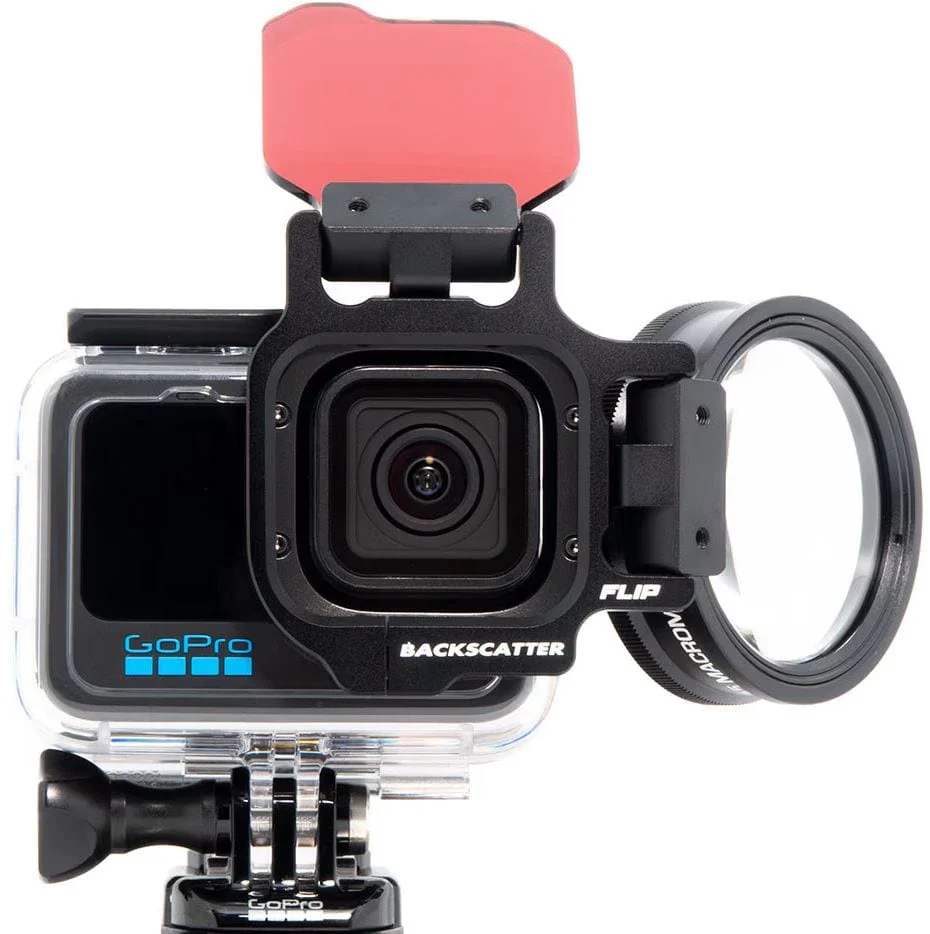 Backscatter - FLIP13 Pro Package with DIVE & DEEP Filters & +15 MacroMate Mini Lens for GoPro HERO 5, 6, 7, 8, 9, 10, 11, 12, 13 - Image 4