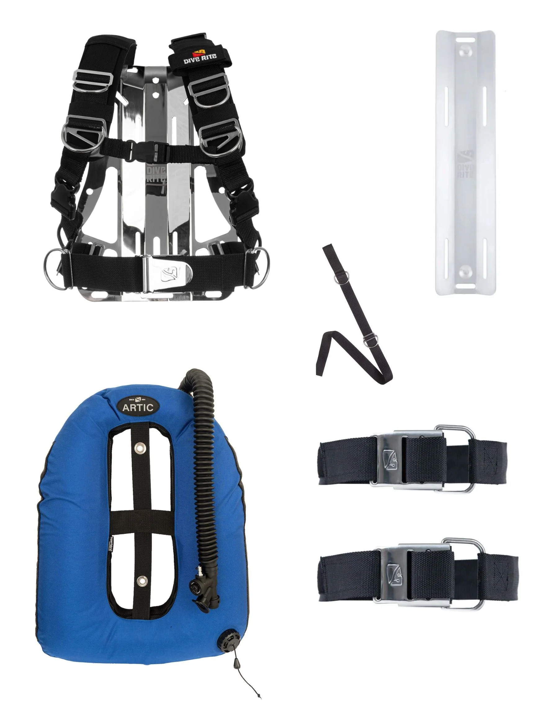 Dive Rite - Blue Artic Transplate Package