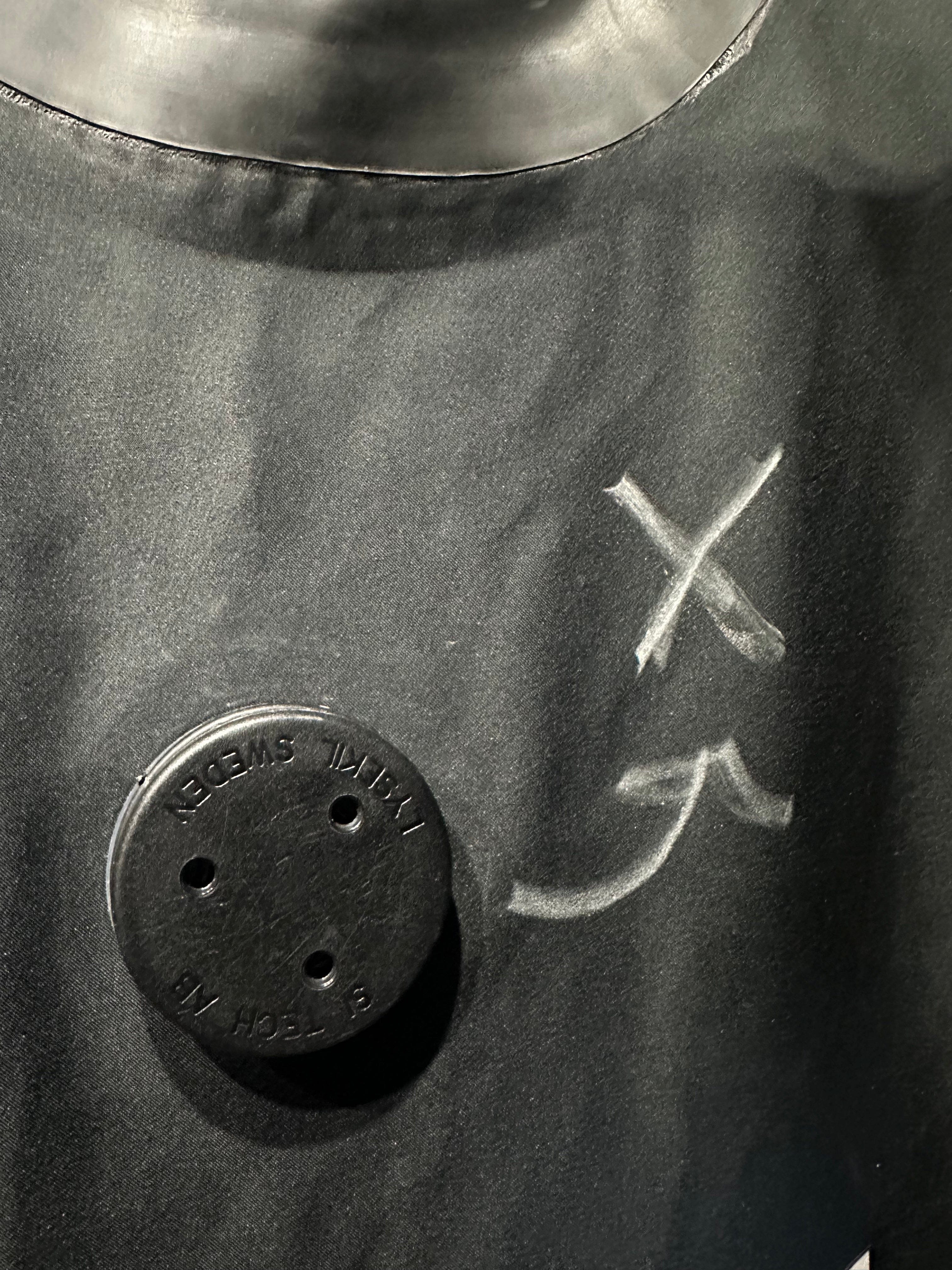 Drysuit Repair - Valve Relocation