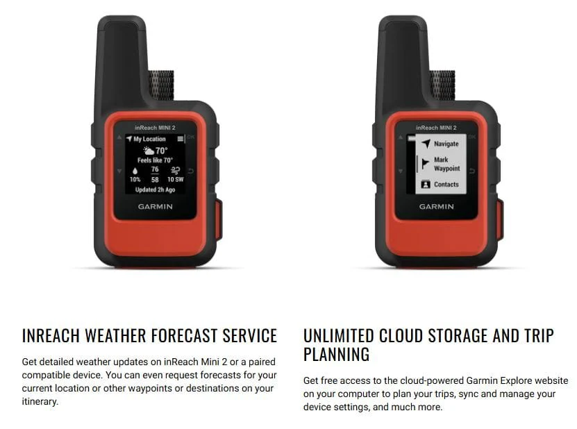 Garmin - inReach® Mini 2 in Flame Red - Image 8