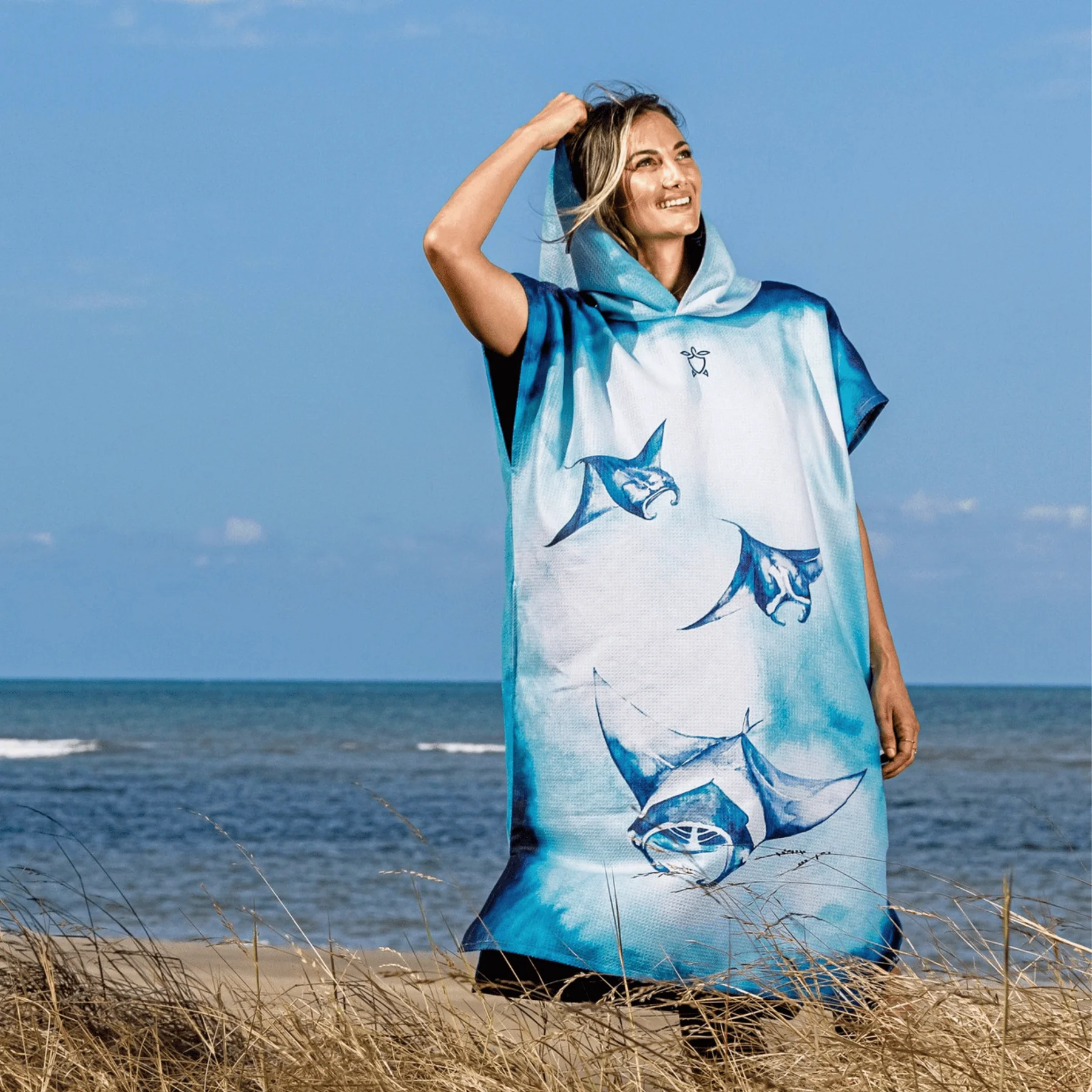Ocean Armour - Manta Ray Adult Changing Poncho - Image 3