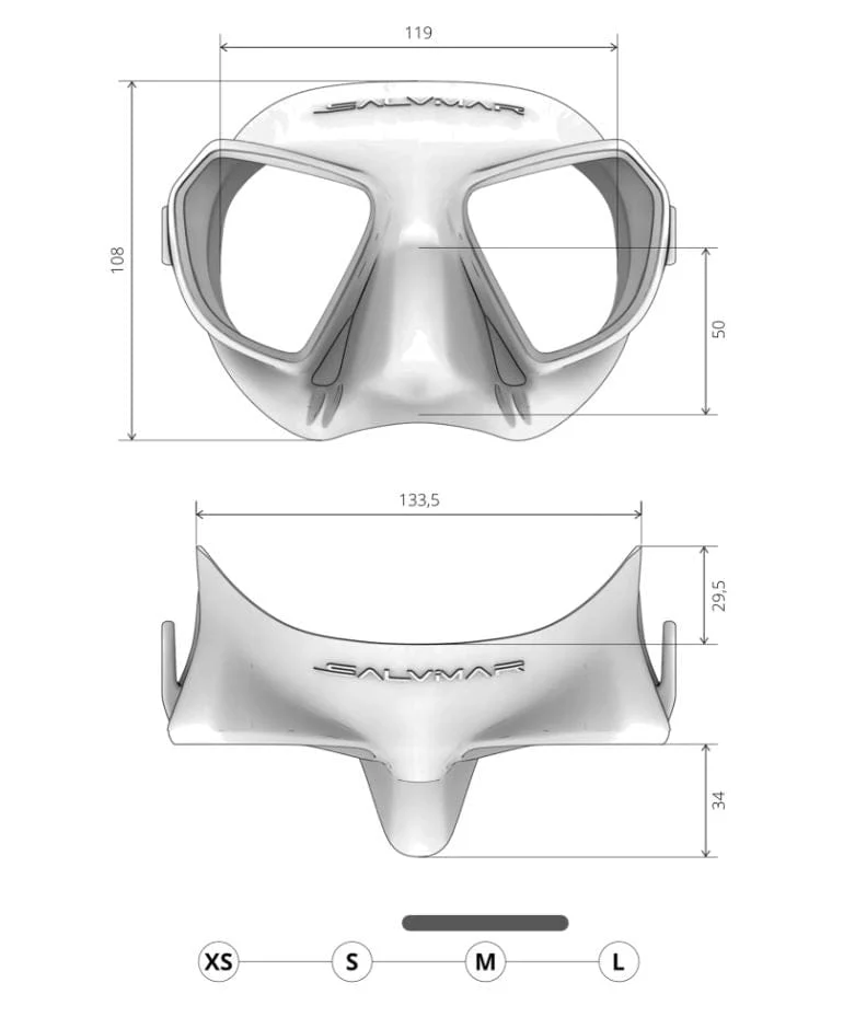 SALVIMAR - NOAH Freediving Mask with Anti Fog Glass - Image 3