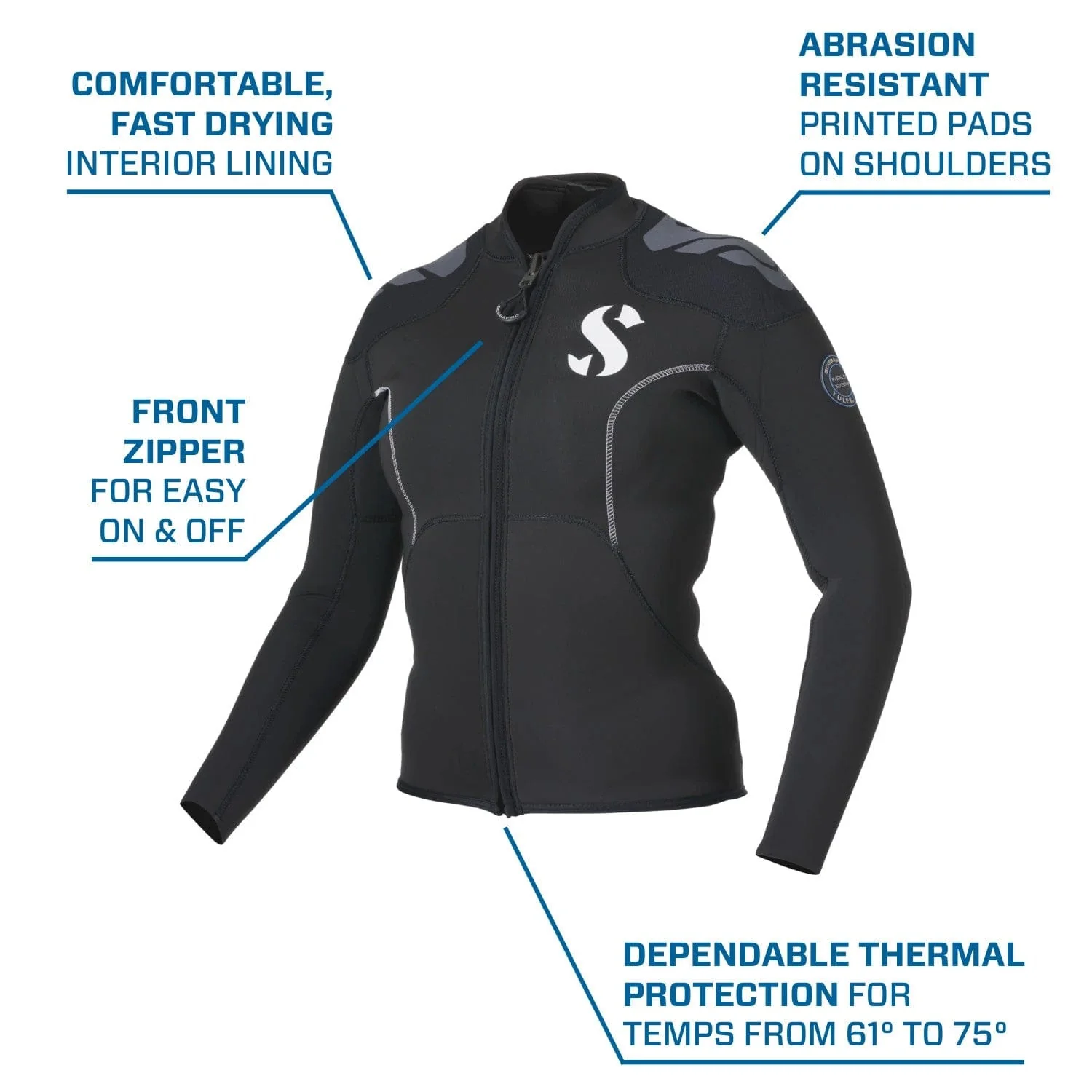 SCUBAPRO - Women's 3MM Everflex YULEX® Long Sleeve Top - Image 6