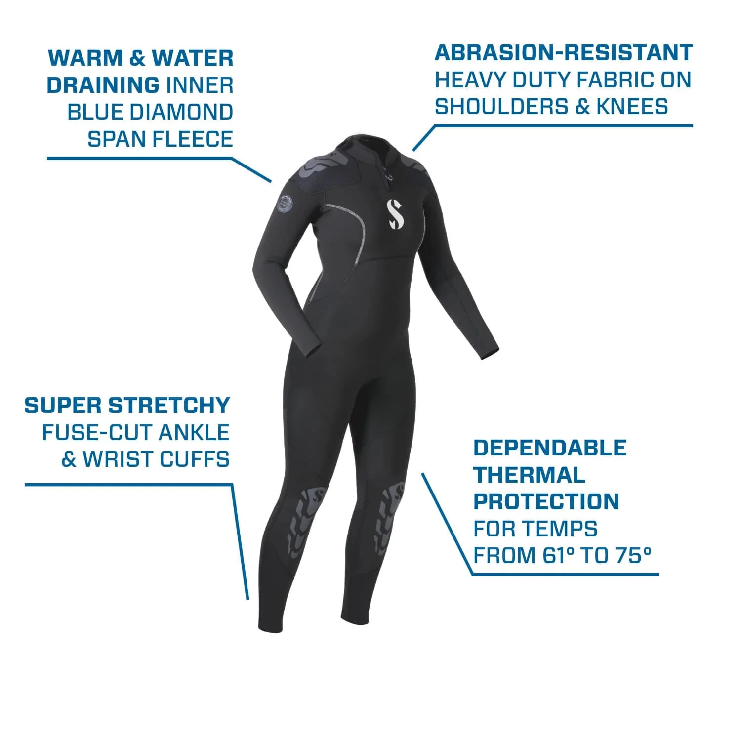 SCUBAPRO - Women's 3/2MM Everflex YULEX® Steamer - Image 7