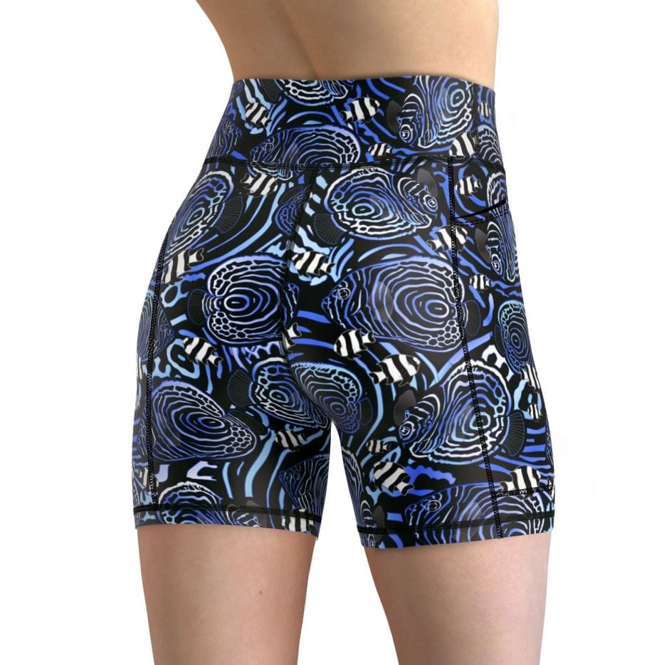 Spacefish Army - Angelfish Hypnosis Shorts - Image 3