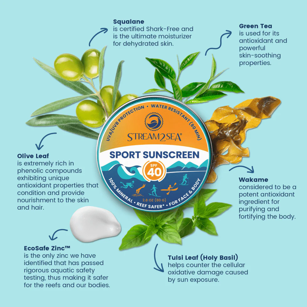 STREAM2SEA - Sport Sunscreen Zinc Balm - SPF 40 - Image 4