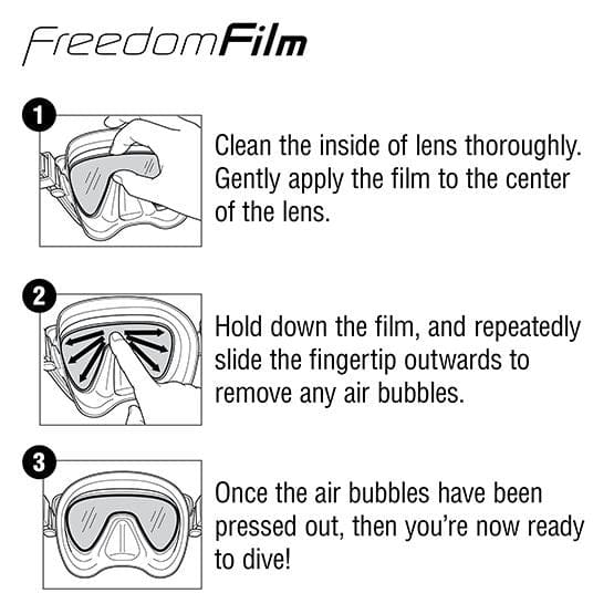 TUSA - Freedom Film Anti-Fog (Single Window Masks) - Image 3